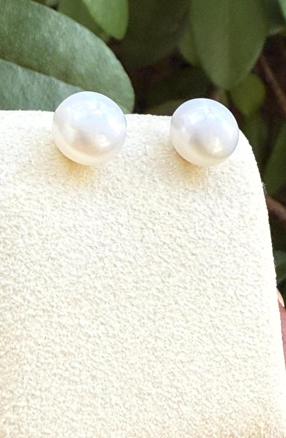 White Luxury Akoya Pearl Earrings | 7.0-8.0mm | 14K Gold | Fine Jewelry